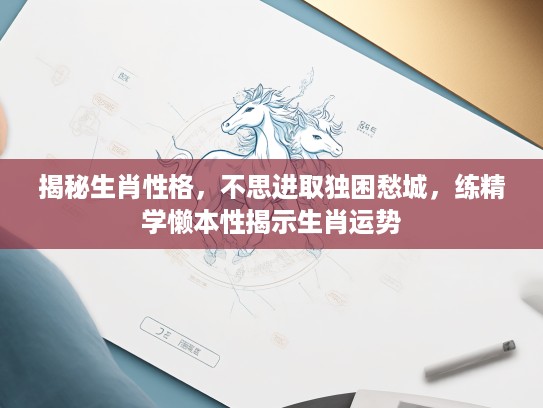 揭秘生肖性格，不思进取独困愁城，练精学懒本性揭示生肖运势