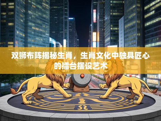 双狮布阵揭秘生肖，生肖文化中独具匠心的擂台摆设艺术