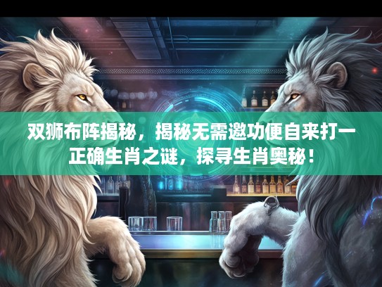 双狮布阵揭秘，揭秘无需邀功便自来打一正确生肖之谜，探寻生肖奥秘！