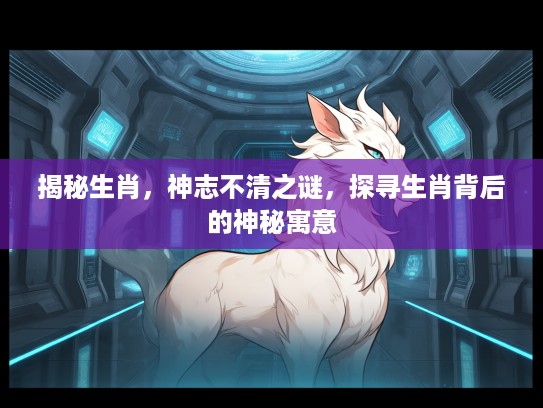 揭秘生肖，神志不清之谜，探寻生肖背后的神秘寓意