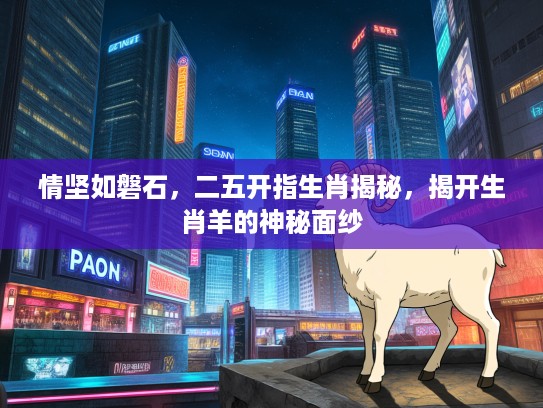 情坚如磐石，二五开指生肖揭秘，揭开生肖羊的神秘面纱