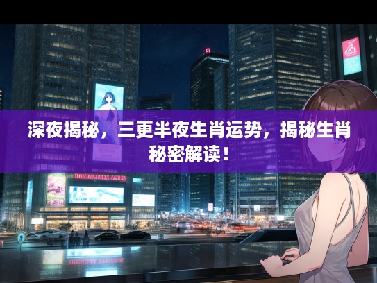 深夜揭秘，三更半夜生肖运势，揭秘生肖秘密解读！