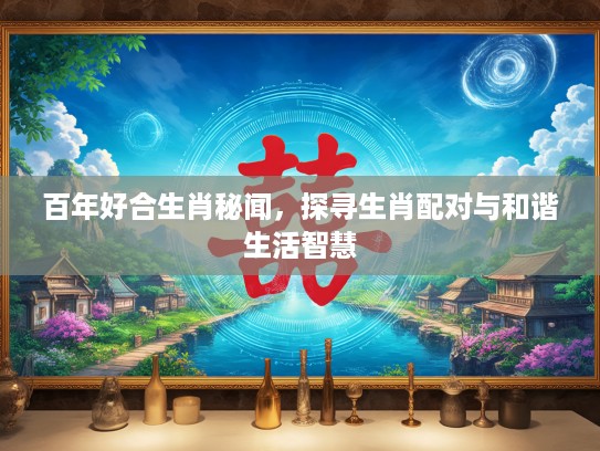百年好合生肖秘闻，探寻生肖配对与和谐生活智慧