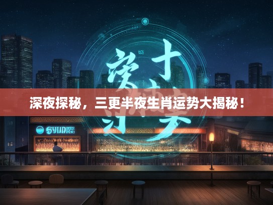 深夜探秘，三更半夜生肖运势大揭秘！