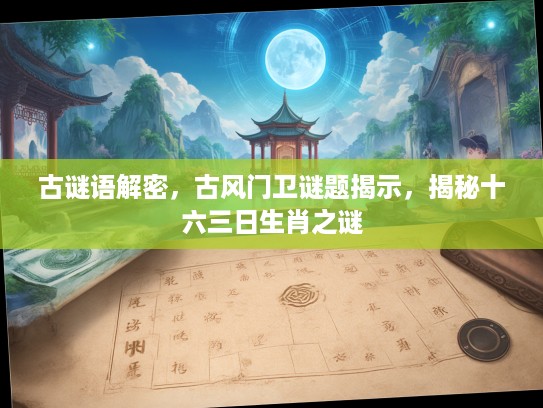 古谜语解密,古风门卫谜题揭示,揭秘十六三日生肖之谜 古谜语解密,古风门卫谜题揭示,揭秘十六三日生肖之谜