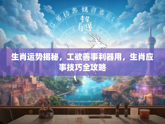 生肖运势揭秘，工欲善事利器用，生肖应事技巧全攻略