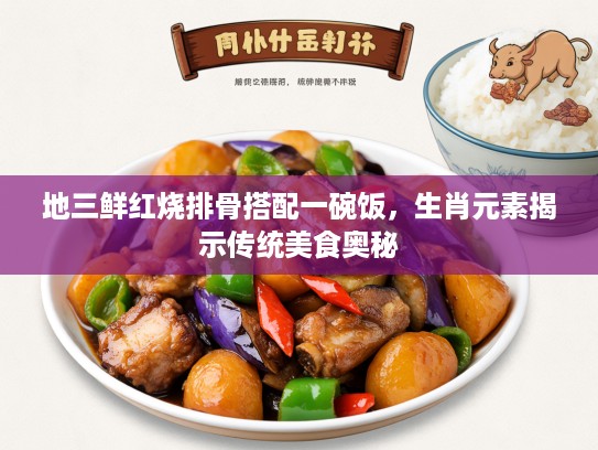 地三鲜红烧排骨搭配一碗饭，生肖元素揭示传统美食奥秘