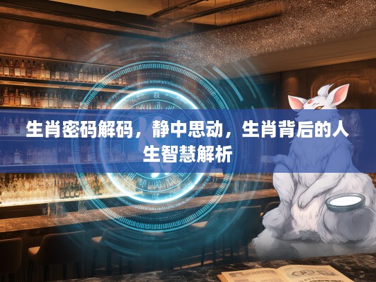 生肖密码解码，静中思动，生肖背后的人生智慧解析