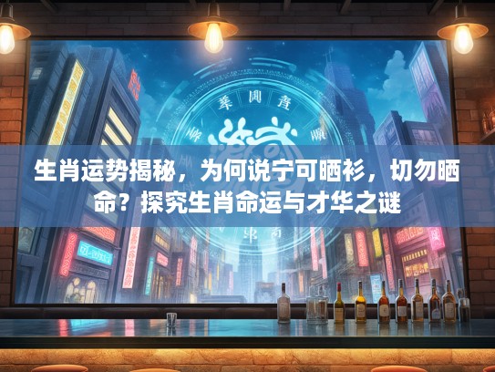 生肖运势揭秘，为何说宁可晒衫，切勿晒命？探究生肖命运与才华之谜