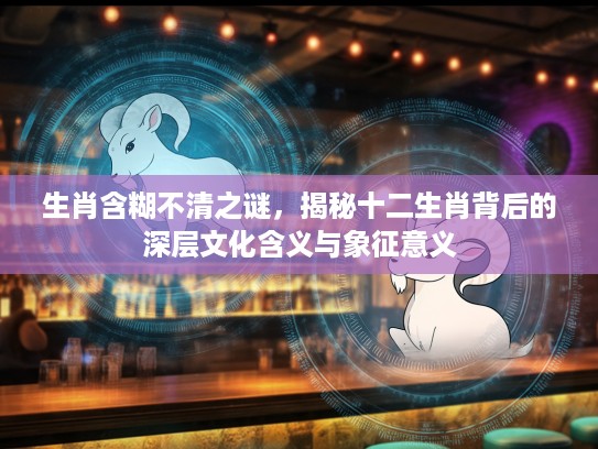 生肖含糊不清之谜，揭秘十二生肖背后的深层文化含义与象征意义