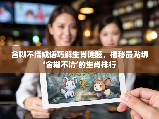 含糊不清成语巧解生肖谜题，揭秘最贴切‘含糊不清’的生肖排行