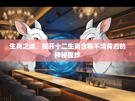 生肖之谜，揭开十二生肖含糊不清背后的神秘面纱