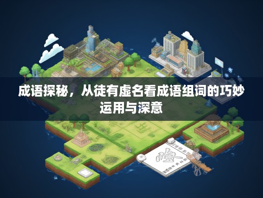 成语探秘，从徒有虚名看成语组词的巧妙运用与深意