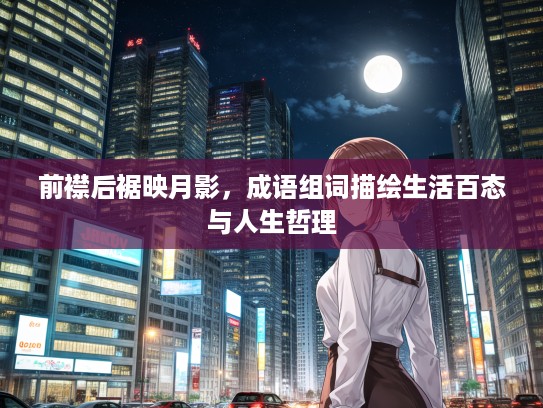 前襟后裾映月影，成语组词描绘生活百态与人生哲理