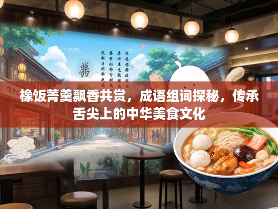 橡饭菁羹飘香共赏,成语组词探秘,传承舌尖上的中华美食文化 橡饭菁羹飘香共赏,成语组词探秘,传承舌尖上的中华美食文化