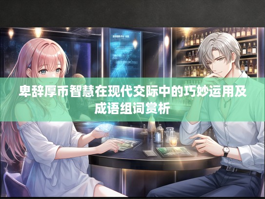 卑辞厚币智慧在现代交际中的巧妙运用及成语组词赏析