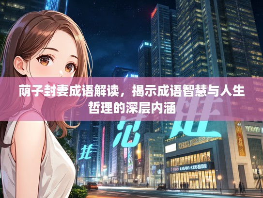 荫子封妻成语解读，揭示成语智慧与人生哲理的深层内涵