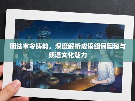 明法审令铸韵，深度解析成语组词奥秘与成语文化魅力