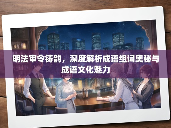 明法审令铸韵，深度解析成语组词奥秘与成语文化魅力