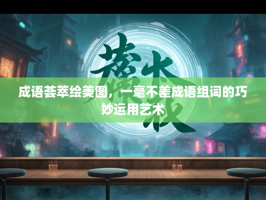 成语荟萃绘美图，一毫不差成语组词的巧妙运用艺术