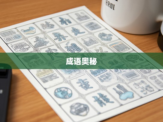 探寻成语奥秘，成语组词巧搭艺术之旅，循序渐进，踏歌前行，趣味成语组合大揭秘！