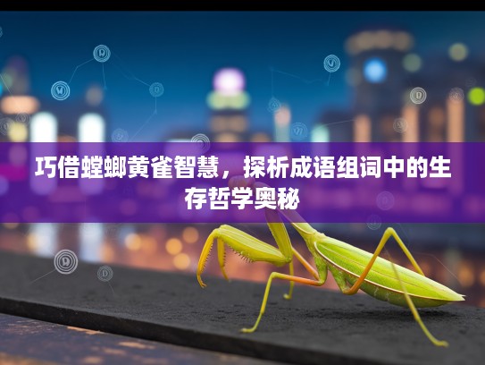 巧借螳螂黄雀智慧,探析成语组词中的生存哲学奥秘 巧借螳螂黄雀智慧,探析成语组词中的生存哲学奥秘