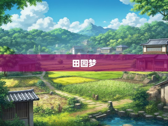 探古析今，成语求田问舍志里的田园梦寻组词解析