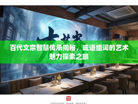百代文宗智慧传承揭秘,成语组词的艺术魅力探索之旅 百代文宗智慧传承揭秘,成语组词的艺术魅力探索之旅