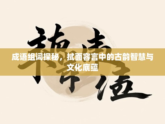 成语组词探秘，拭面容言中的古韵智慧与文化底蕴
