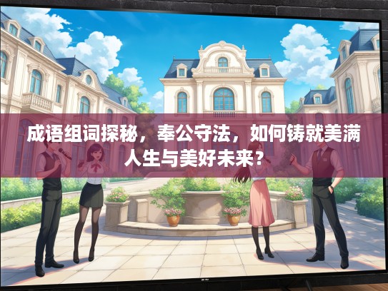成语组词探秘，奉公守法，如何铸就美满人生与美好未来？