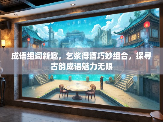 成语组词新趣，乞浆得酒巧妙组合，探寻古韵成语魅力无限