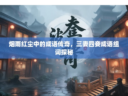 烟雨红尘中的成语传奇，三妻四妾成语组词探秘