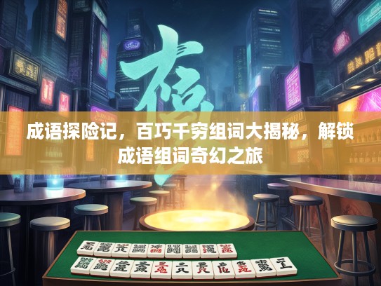 成语探险记，百巧千穷组词大揭秘，解锁成语组词奇幻之旅
