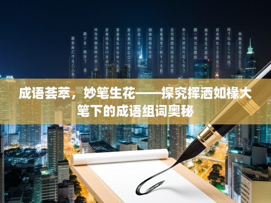 成语荟萃，妙笔生花——探究挥洒如椽大笔下的成语组词奥秘