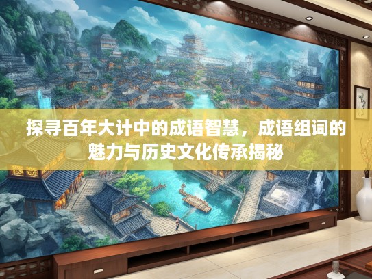 探寻百年大计中的成语智慧，成语组词的魅力与历史文化传承揭秘