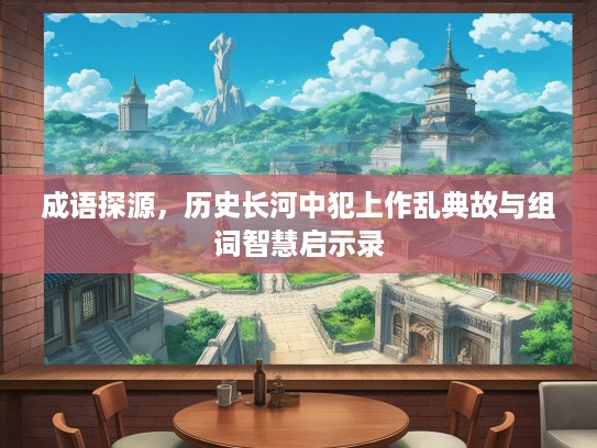 成语探源，历史长河中犯上作乱典故与组词智慧启示录