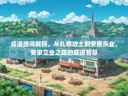 成语组词解码，从扎根故土到安居乐业，安家立业之路的成语智慧