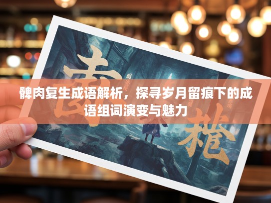 髀肉复生成语解析,探寻岁月留痕下的成语组词演变与魅力 髀肉复生成语解析,探寻岁月留痕下的成语组词演变与魅力