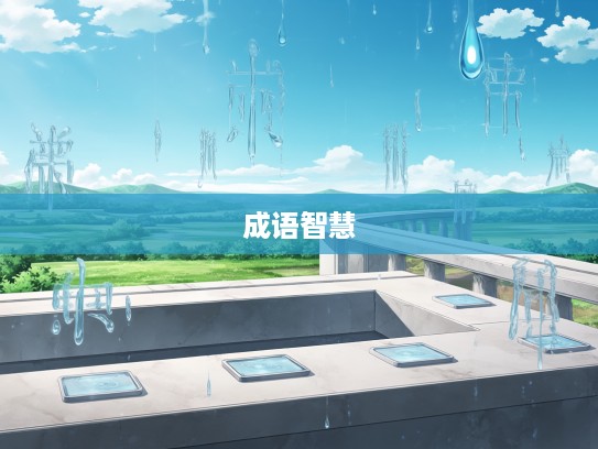 成语新篇，滴水不漏的智慧，探寻成语魅力与创意组词艺术