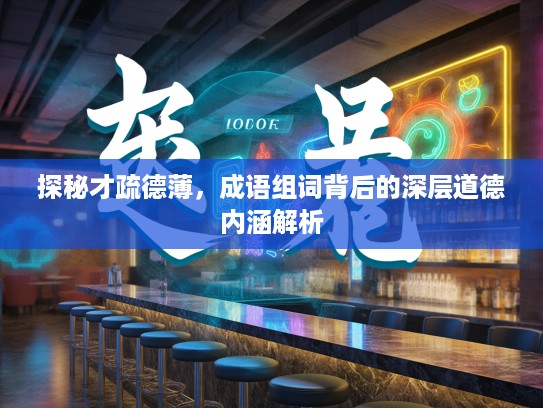 探秘才疏德薄，成语组词背后的深层道德内涵解析