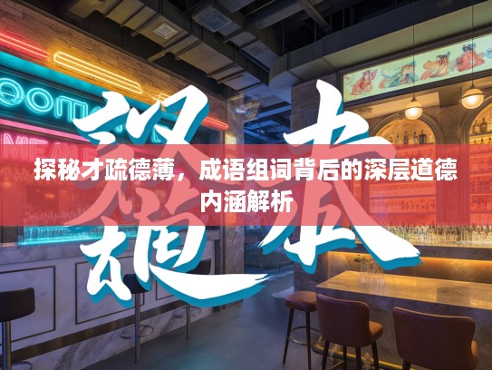 探秘才疏德薄，成语组词背后的深层道德内涵解析