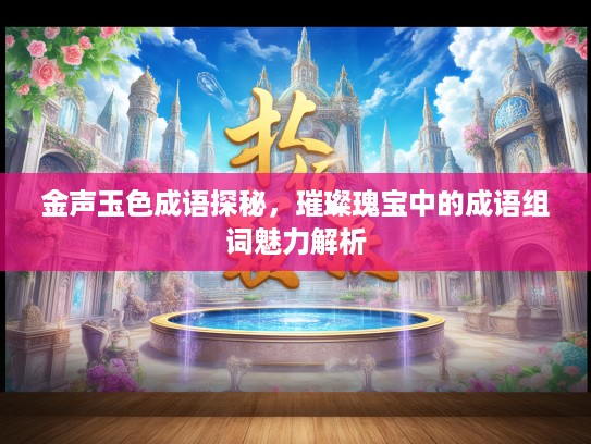 金声玉色成语探秘，璀璨瑰宝中的成语组词魅力解析
