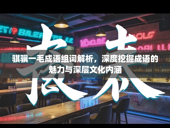 骐骥一毛成语组词解析，深度挖掘成语的魅力与深层文化内涵