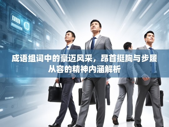 成语组词中的豪迈风采，昂首挺胸与步履从容的精神内涵解析