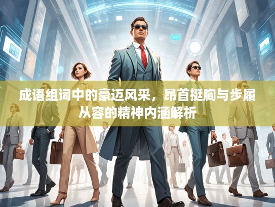 成语组词中的豪迈风采，昂首挺胸与步履从容的精神内涵解析