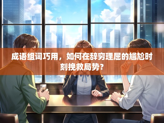 成语组词巧用，如何在辞穷理屈的尴尬时刻挽救局势？