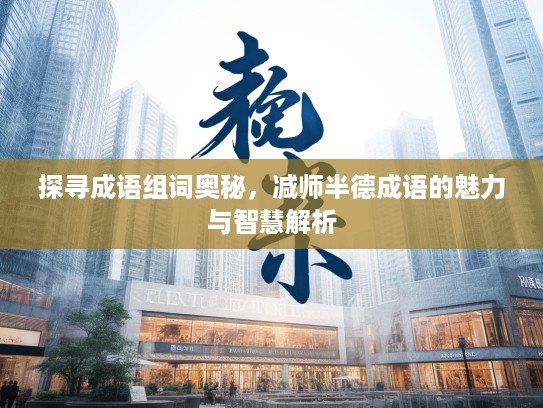 探寻成语组词奥秘，减师半德成语的魅力与智慧解析