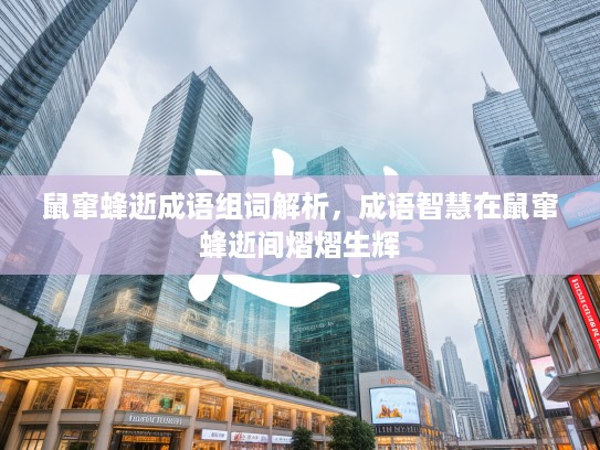 鼠窜蜂逝成语组词解析，成语智慧在鼠窜蜂逝间熠熠生辉