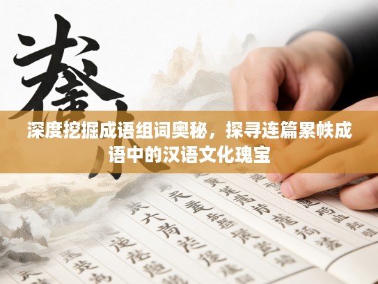 深度挖掘成语组词奥秘，探寻连篇累帙成语中的汉语文化瑰宝