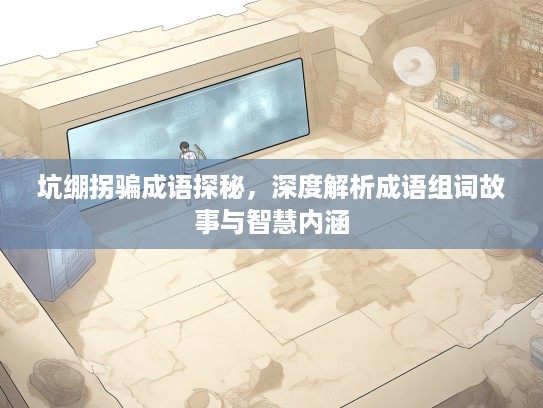 坑绷拐骗成语探秘，深度解析成语组词故事与智慧内涵